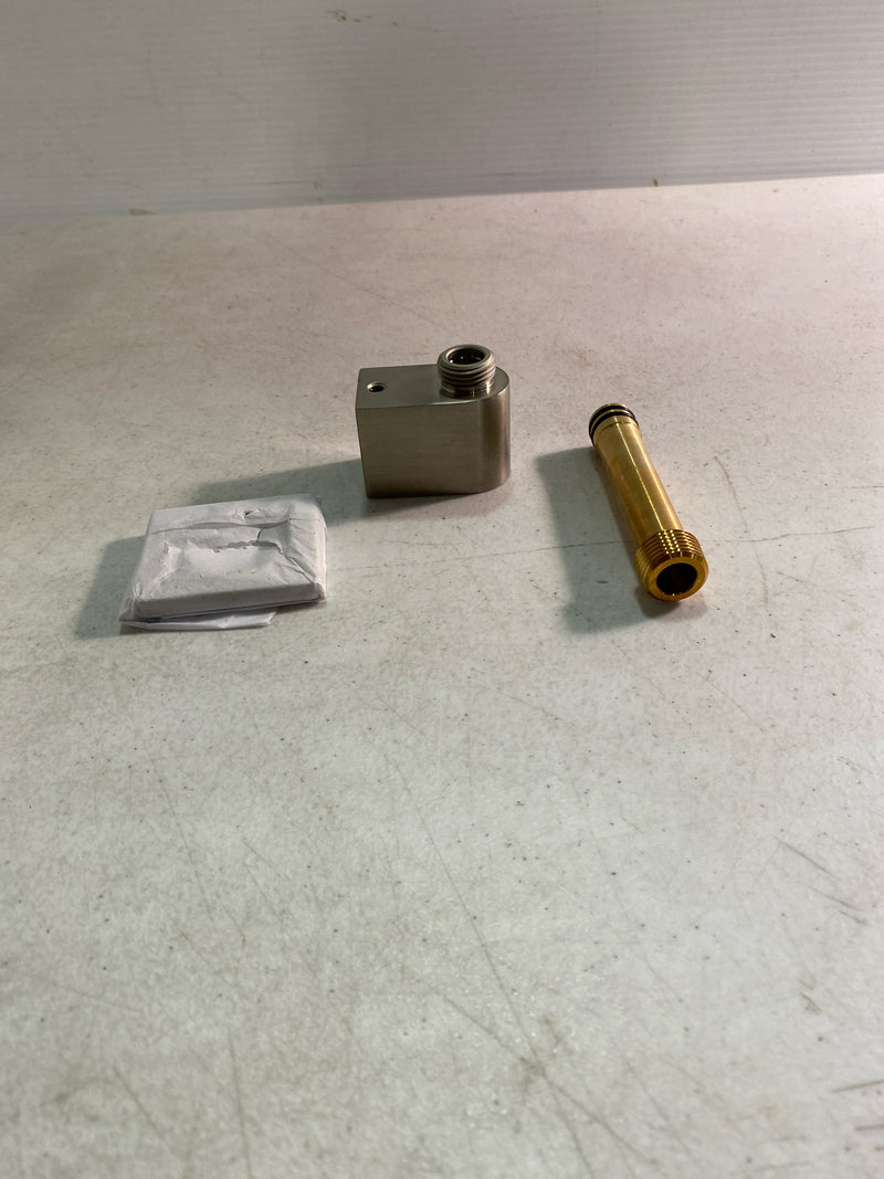 Kohler K-98350-BN Awaken Wall-Mount Supply Elbow in Vibrant Brushed Nickel