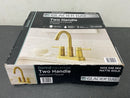 Glacier bay HD67110W-604405 Dorind 4 in. Centerset Double Handle High-Arc Bathroom Faucet in Matte Gold