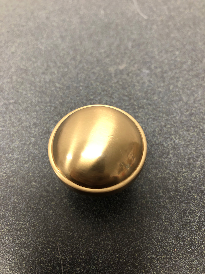 Emtek 86695US4 Brandt 1-1/4 Inch Mushroom Cabinet Knob - Satin Brass