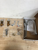 PROFLO PFXU408 1.5 GPM Widespread Bathroom Faucet with Wrist Blade Handles and Color Indexed Caps - Polished Chrome