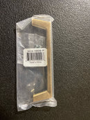 Berenson 2624-1MDB-P Brookridge 5-1/16" (128 mm) Contemporary Handle Style Cabinet Handle / Drawer Pull with Mounting Hardware - Modern Brushed Gold