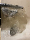 Clarion Collection 1-Light Clear Glass Coastal Pendant Light Matte Black