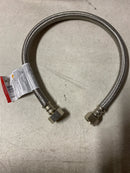 PROFLO PFX146424 1/2" COMP X 1/2" FIP X 20" Stainless Steel and PVC Faucet Reinforced Flexible Connectors - N/A