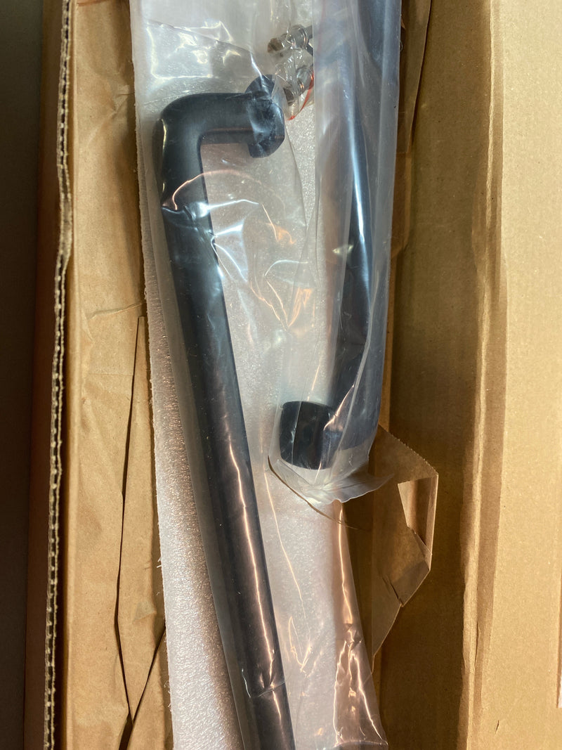 Emtek BTB86640US19 Westridge 12 Inch Center to Center Appliance Pull Set from the Timeless Classics Collection - Back to Back Mounting - Flat Black