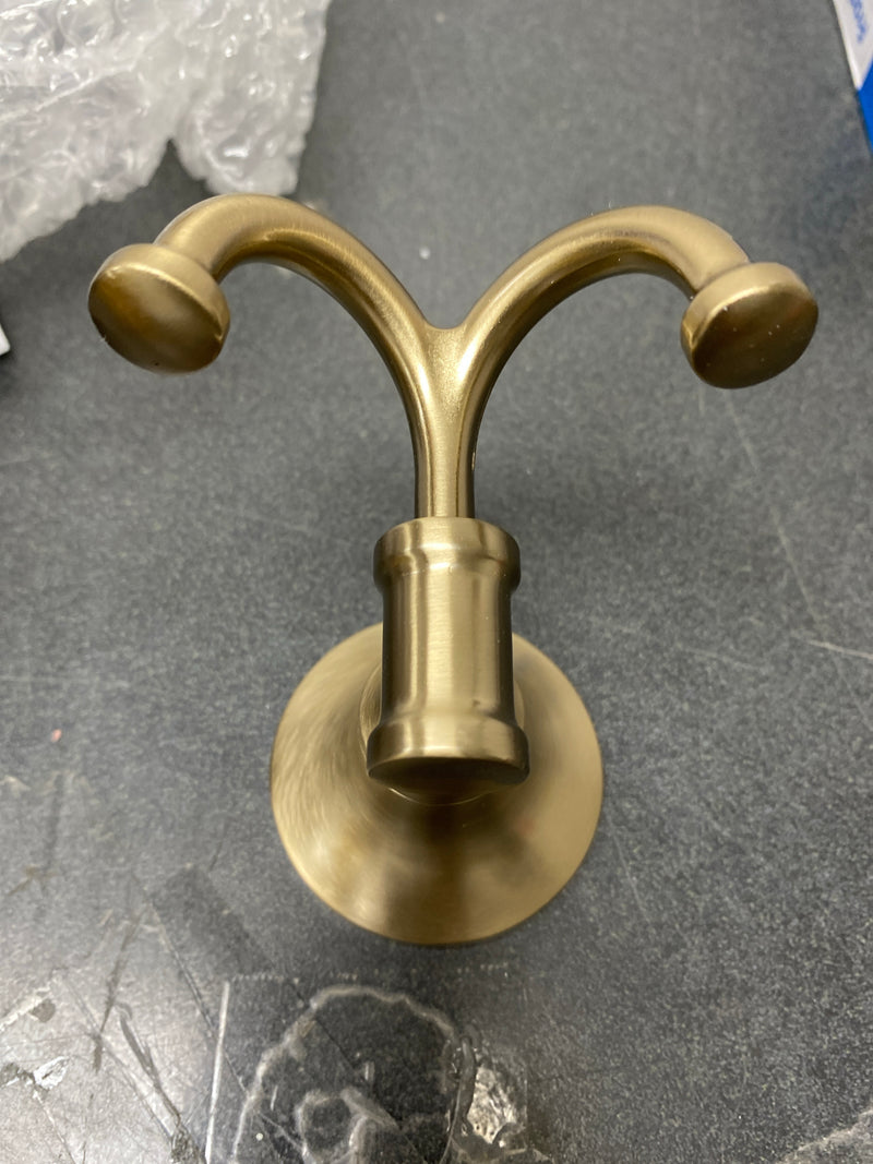 Delta CML35-CZ Chamberlain Wall Mount Double J-Hook Towel Hook Bath Hardware Accessory in Champagne Bronze