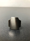 Belwith Keeler B076635-SN Monarch 1-1/8" Scalloped Square Glam Button Cabinet Knob / Drawer Knob - Satin Nickel