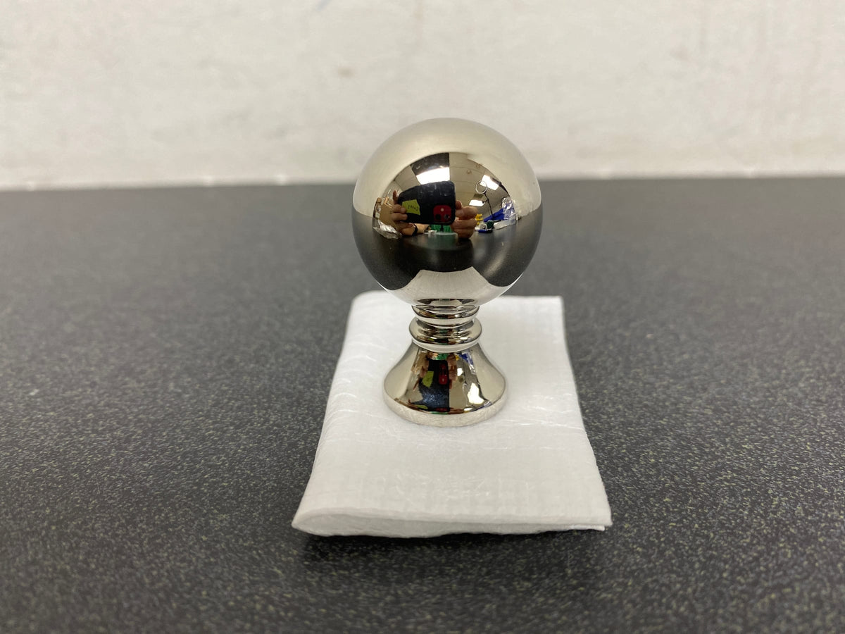 Top Knobs TK801PN Serene 1 Inch Round Cabinet Knob - Polished Nickel