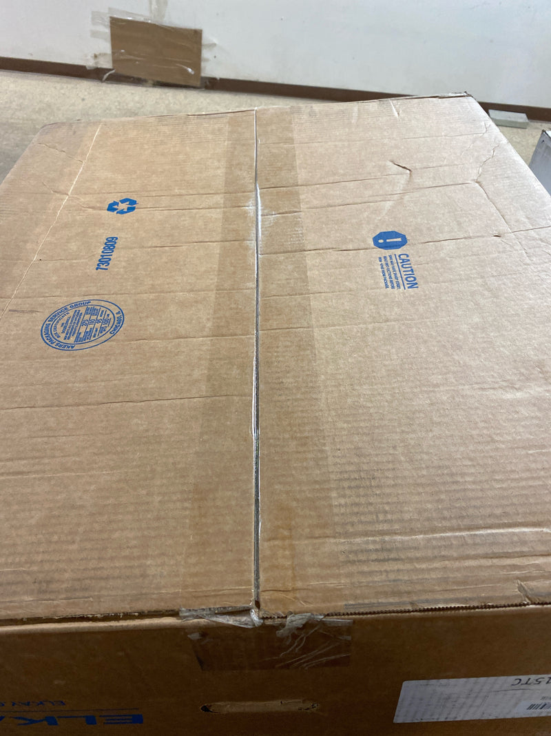 Elkay EFRU2115TC Crosstown 23-1/2" Undermount Single Basin Stainless Steel Kitchen Sink with Basin Rack and Basket Strainer - Stainless Steel