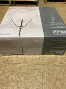 Dsi lighting DSHD35249A 4-Light Matte Black Shaded Pendant Light with Faux Concrete Metal Shade