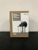 Home Decorators 8.5” Black Outdoor Coach Wall Lantern Wet Locations Clear Glass