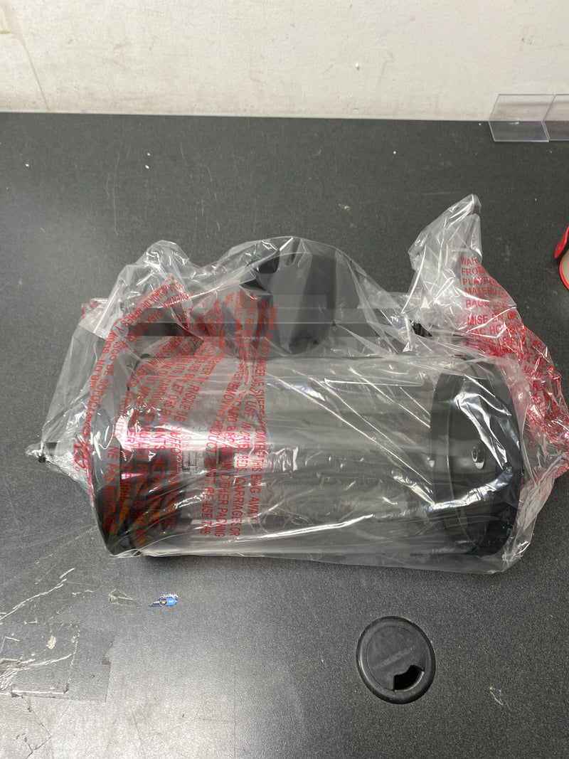 Hampton bay BAL-814 Lisbon 15.88 in. 1-Light Black Outdoor Wall Light Fixture with Clear Glass