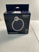 GROHE Essentials Towel Ring in StarLight Chrome-40365001
