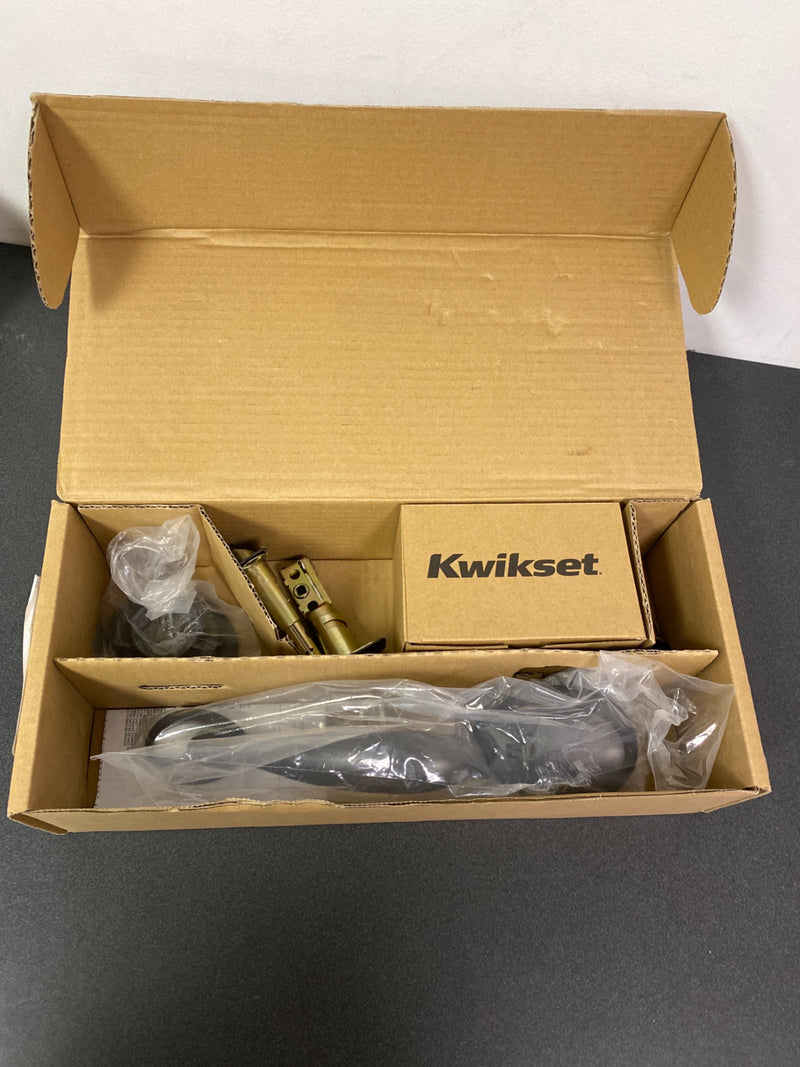 Kwikset Dakota Single Cylinder Handleset from the Kwikset Series Featuring SmartKey, Exterior Only