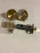 Emtek 2144US4 Round Tubular 2-1/2" Passage Pocket Door Pull - Satin Brass