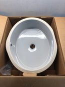 Kohler K-2881-95 Verticyl 17" Undermount Bathroom Sink with Overflow - Ice Grey