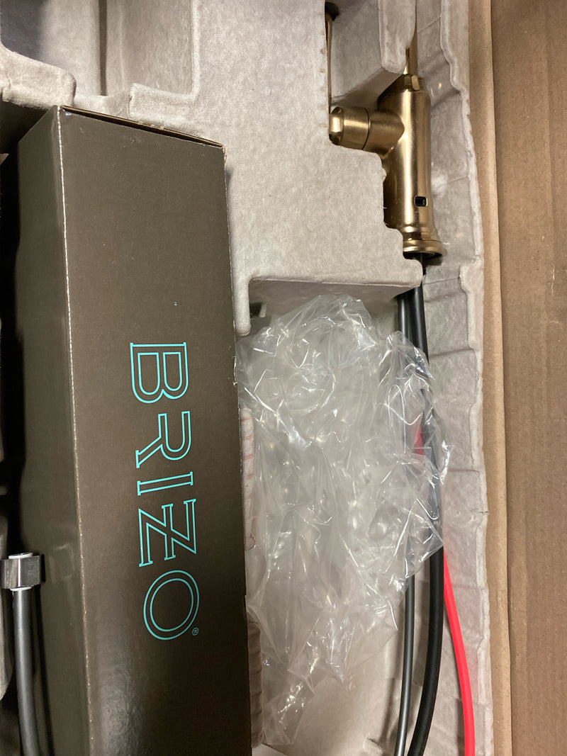 Brizo 61358LF-C-GLPG Tulham 1.5 GPM Cold Only Water Dispenser Beverage Faucet - RO Compatible - Luxe Gold / Polished Gold