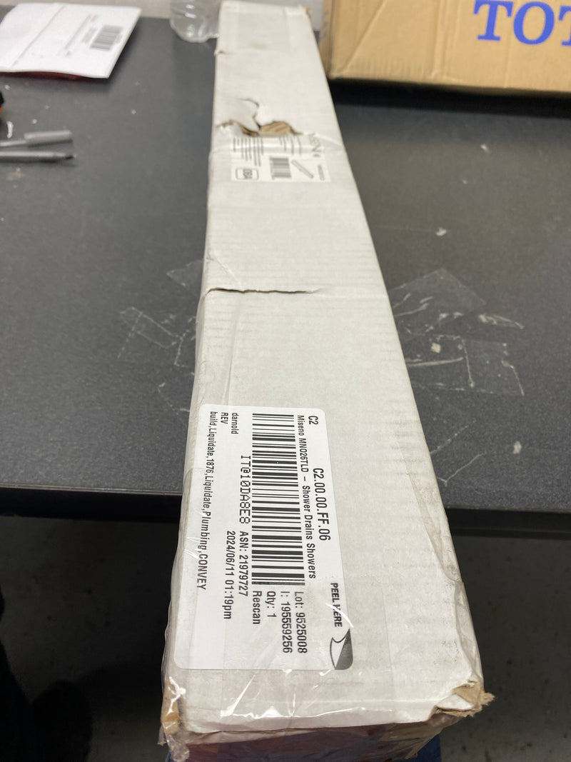 Miseno MNO26TLD 26" Tile Insert Linear Shower Drain - Stainless Steel