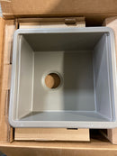 KOHLER Billings 18" Undermount Bar Sink, Single Bowl, Neoroc Composite, Matte Finish, Compact Prep Sink for Wet Bar or Kitchen Island, Matte Taupe, K-33711-CM3