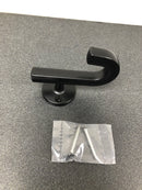 Hickory Hardware H077888MB Woodward 1-3/4" Wide Classic Modern Single Wall Mount Bath Robe Towel Utility Hook - Matte Black