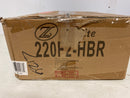 Z-Lite 220F2-HBR Arlington 2 Light 12" Wide Flush Mount Drum Ceiling Fixture - Heritage Brass