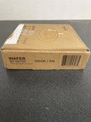 Maxim 58712WTSN Wafer 7" Indoor / Outdoor LED Ceiling Light - 3000K - Satin Nickel