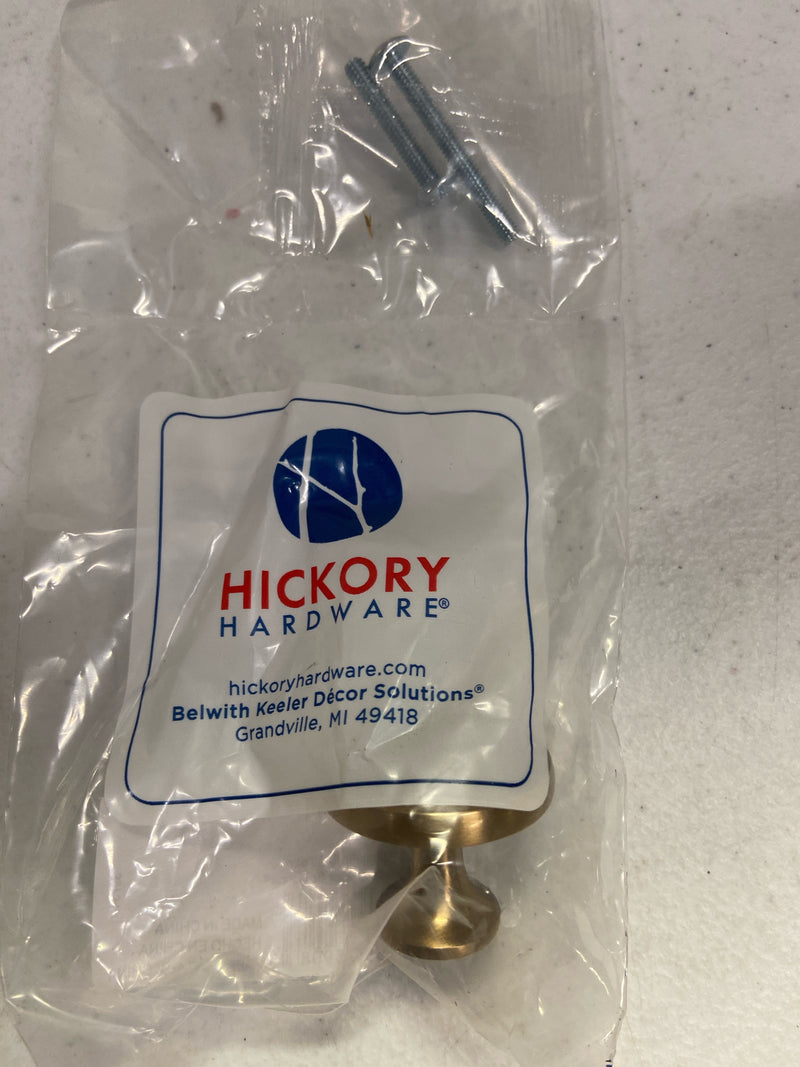 Hickory Hardware H076698-CBZ Forge 1-3/8 Inch (35 mm) Farmhouse Chic Flat Round Cabinet Knob / Drawer Knob - Champagne Bronze