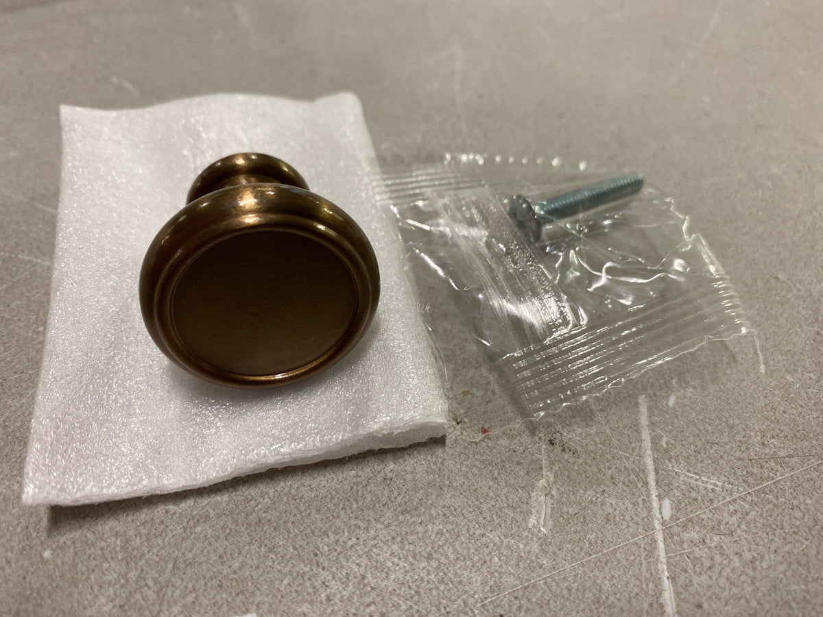 Schaub and Company 78-BBZ Steamworks 1-1/4" Contemporary Industrial Round Luxury Cabinet Knob / Drawer Knob - Brushed Bronze