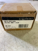 Baldwin 4913055BIN Oval 1-3/8 Inch Oval Cabinet Knob from the Estate Collection - Polished Nickel