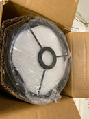 LNC Pendant Lighting, Rustic Ceiling Rust Cage Ceiling Lamp for Kitchen Island