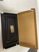 Alno G715-8-MB Contemporary I - Urban Industrial 8" Center to Center Back to Back Door Pulls - Shower Door Handles - Matte Black