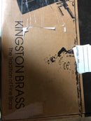 Kingston Brass KS3227AX Vintage 1.8 GPM Widespread Bridge Kitchen Faucet - Includes Escutcheon - Brushed Brass