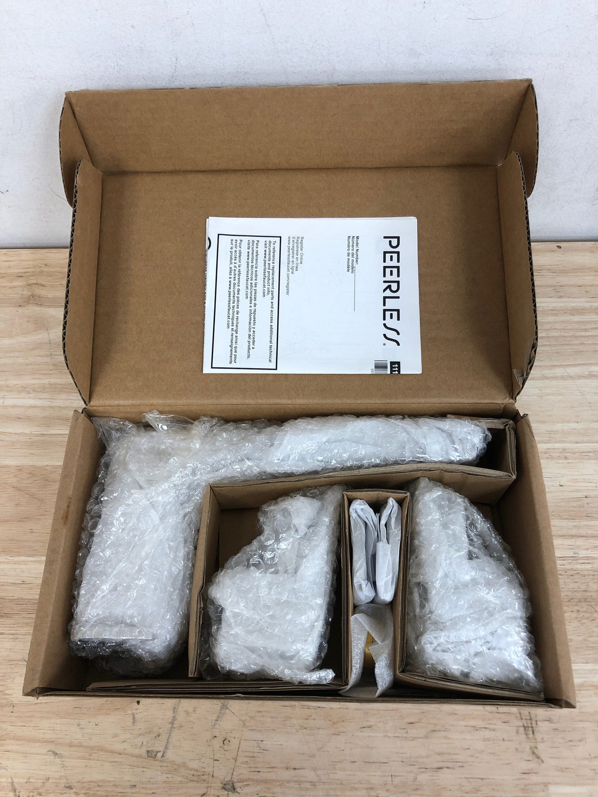 Peerless PTT4319-BN Xander Deck Mounted Roman Tub Filler - Brushed Nickel