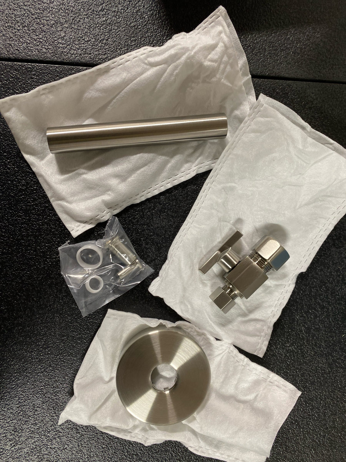 Delta DT021203-SS Straight Supply Stop Valve with Dial Handle - Less Supply Line - Brilliance Stainless