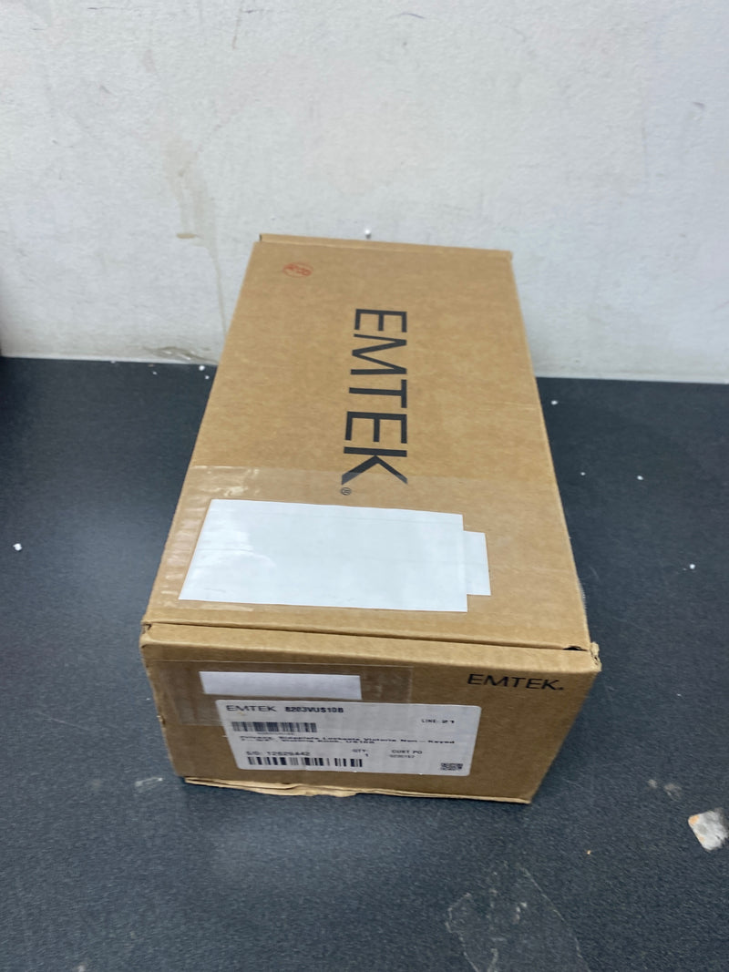 Emtek 8203US10B 7-3/4" Height Victoria Sideplate Designer Brass Privacy Entry Set - Oil Rubbed Bronze