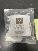 Belwith Keeler B076882-MB Sinclaire 1-3/8" Designer Ringed Round Cabinet Knob / Drawer Knob - Matte Black