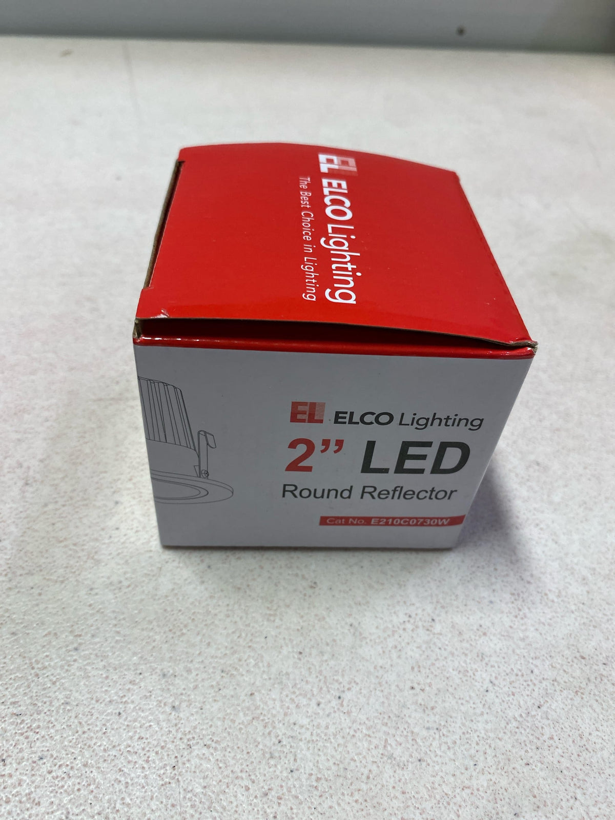 Elco E210C0730 2" LED Open Reflector Recessed Trim - 3000K / 840 Lumens - White