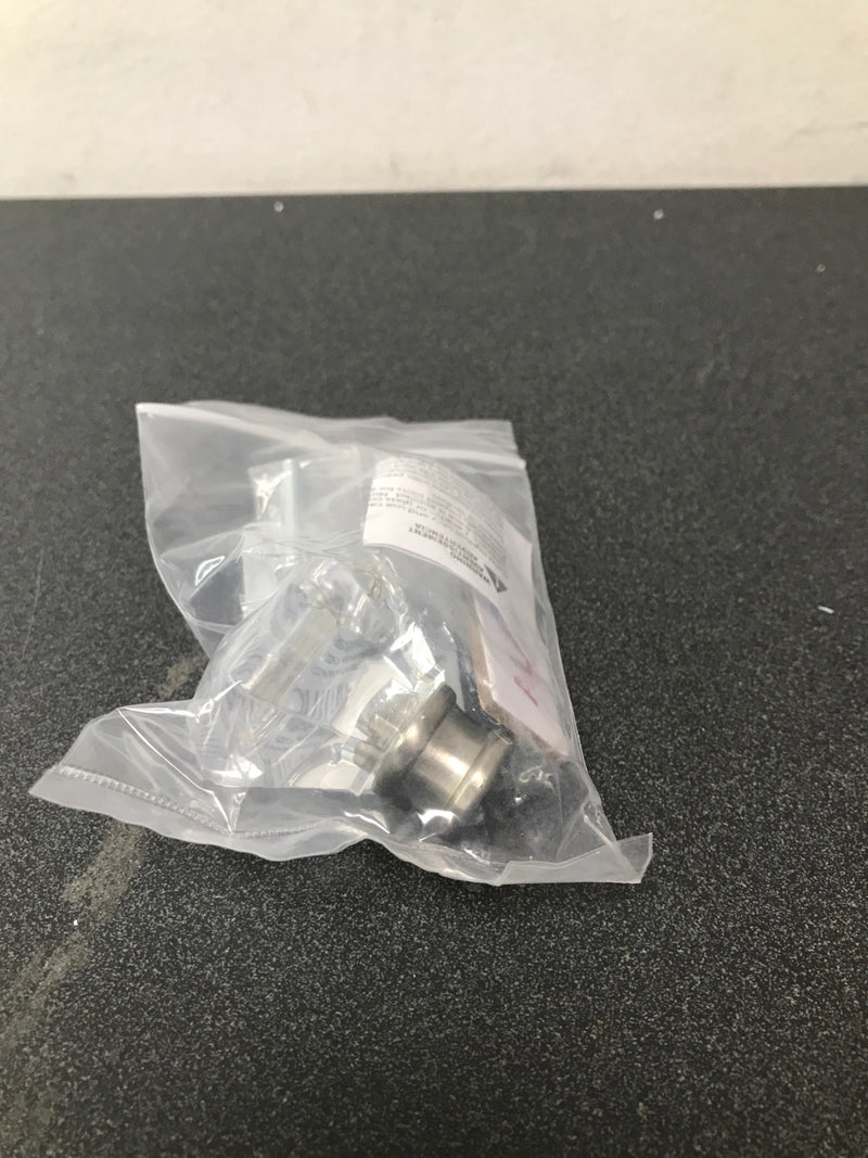 Liberty Hardware P19443-116-CP Faceted 1-3/4 Inch Geometric Cabinet Knob - Satin Nickel and Clear