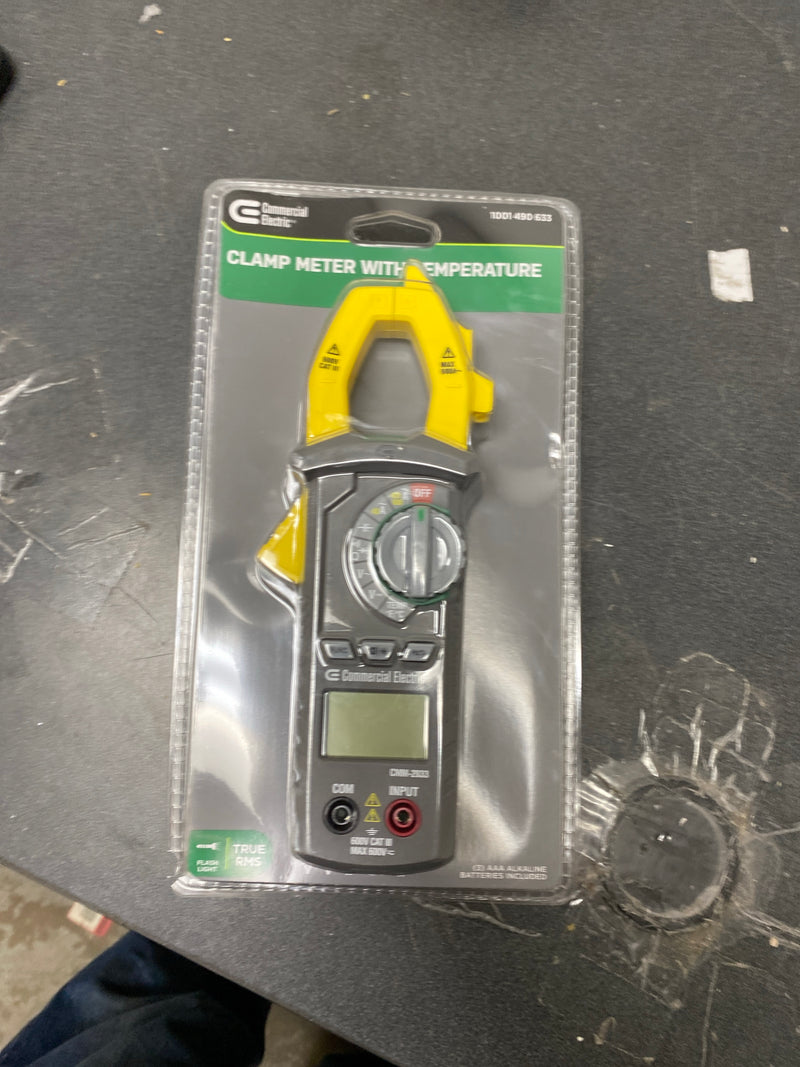 Commercial electric CM-2033R 600A AC Digital Clamp Meter