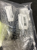 Emtek 2233US19 3 Piece Extendable Base Mounted Door Stop from the Door Accessories Collection - Flat Black