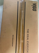 Vigo VG02033STMB Bristol 1.8 GPM 19" Single Hole Pre-Rinse Pull Down Kitchen Faucet - Stainless Steel / Matte Black