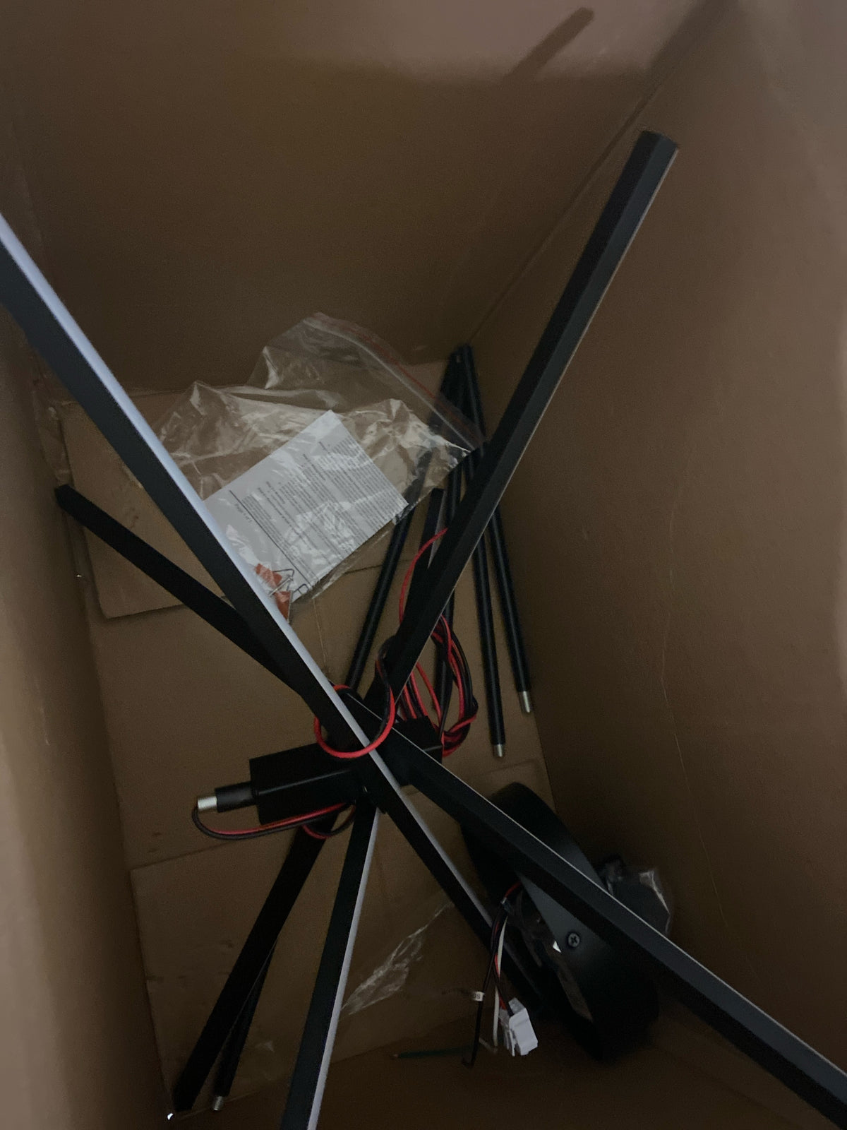 AFX JAXP24L30D1BK Jaxx 24" Wide LED Sputnik Chandelier - Black