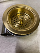 Kohler K-8801-2MB Duostrainer Basket Strainer with Sink Drain and Tailpiece - Brushed Modern Brass