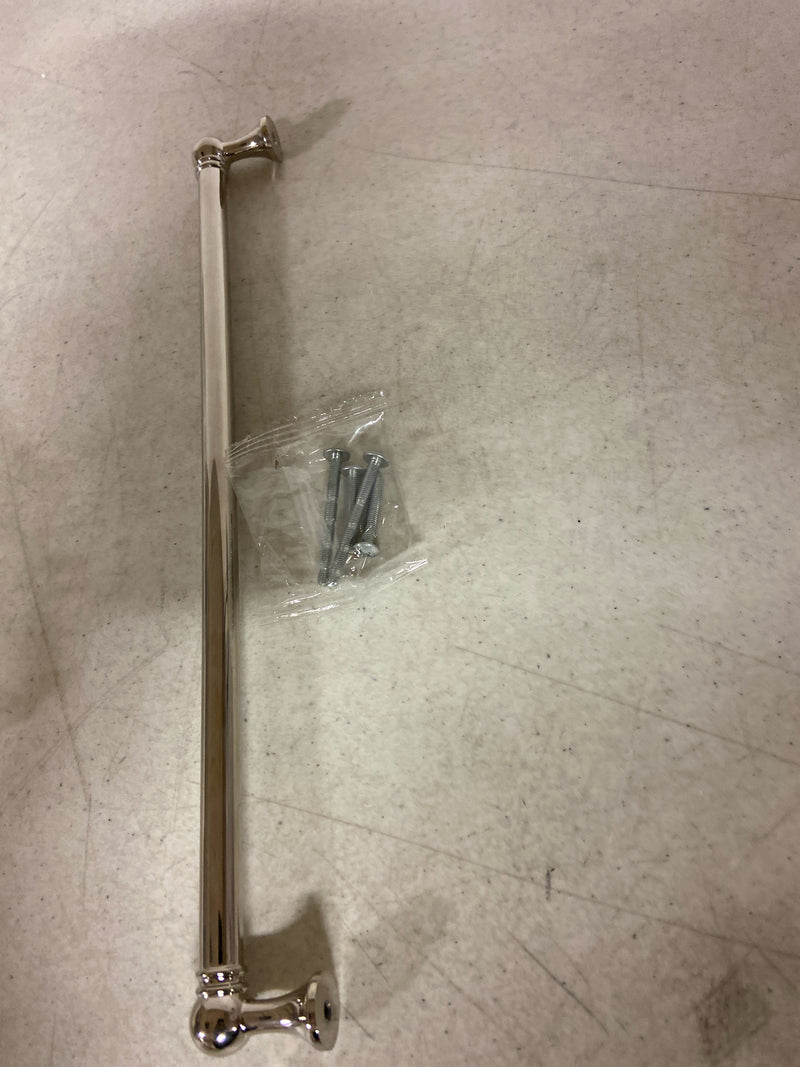 Top Knobs TK807PN Kara 12 Inch Center to Center Handle Cabinet Pull from the Serene Series - Polished Nickel