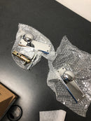 Nostalgic Warehouse 733093 New York Solid Brass Passage Door Knob Set with 2-3/8" Backset - Satin Nickel