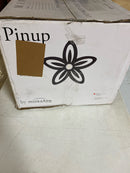 Minka-aire F862L-CL Pinup 60 in. Indoor Black Novelty Ceiling Fan with Warm White Integrated LED with Remote Included