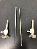 Kohler K-7605-P-BN 3/8" NPT Water Supply Angle Stop Valve - Brushed Nickel