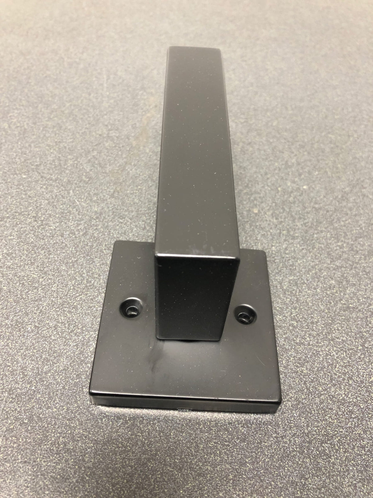 Kwikset 788SALSQT-514 Singapore Non-Turning One-Sided Dummy Door Lever with Square Rose - Matte Black