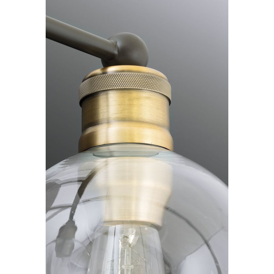 Progress Lighting Hansford 2 Light 16" Wide Bathroom Vanity Light with Clear Glass Shades