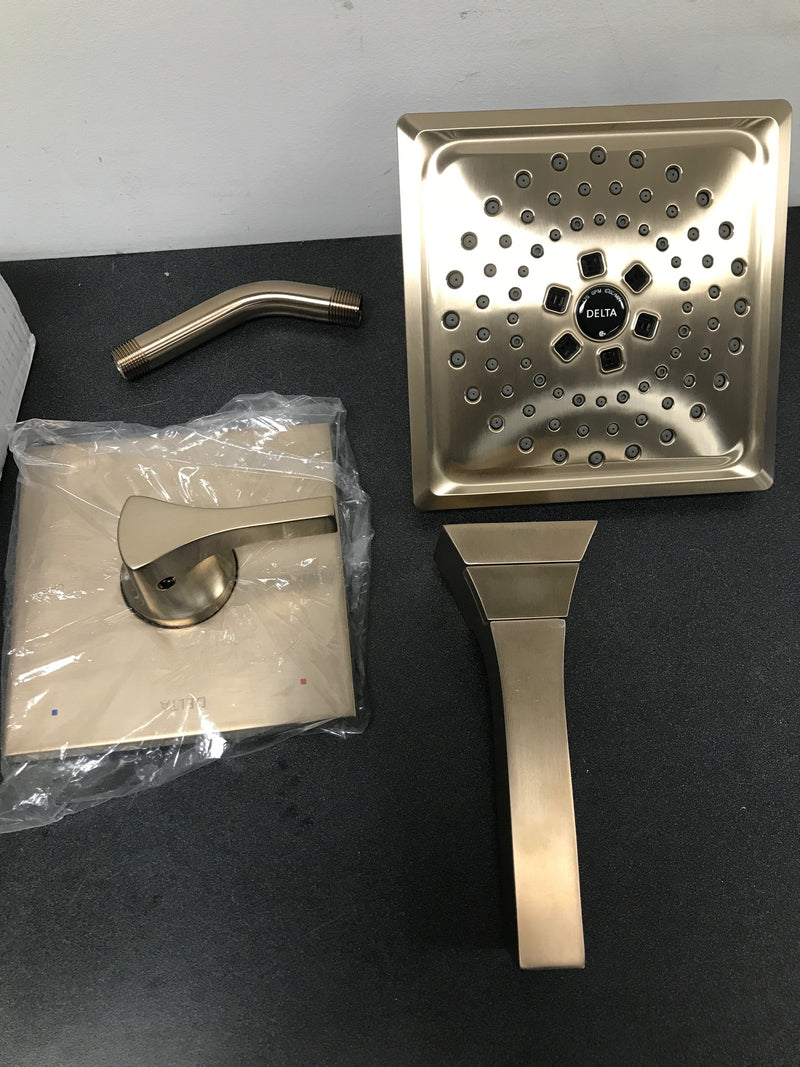 Delta T14474-CZ Zura Monitor 14 Series Single Function Pressure Balanced Tub and Shower - Less Rough-In Valve - Champagne Bronze