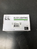 Elco ELST75W 12V LED Horizontal Mini Step Light with Louvered Faceplate - White